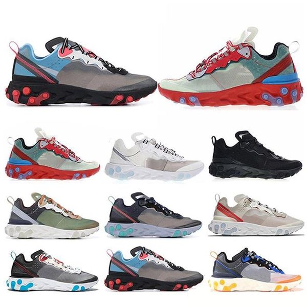 

reacts element 87s mens womens royal tint desert sand signal blue green mist electric fashion luxury mens women designer shoes