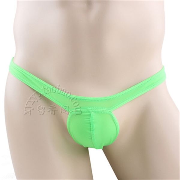 

new underwear ultra-thin transparent ice silk men's briefs, Black;white