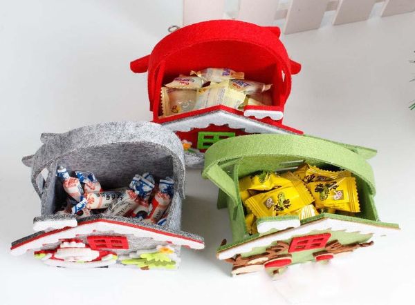 

christmas decorations santa gift bag candy merry pocket home store decor