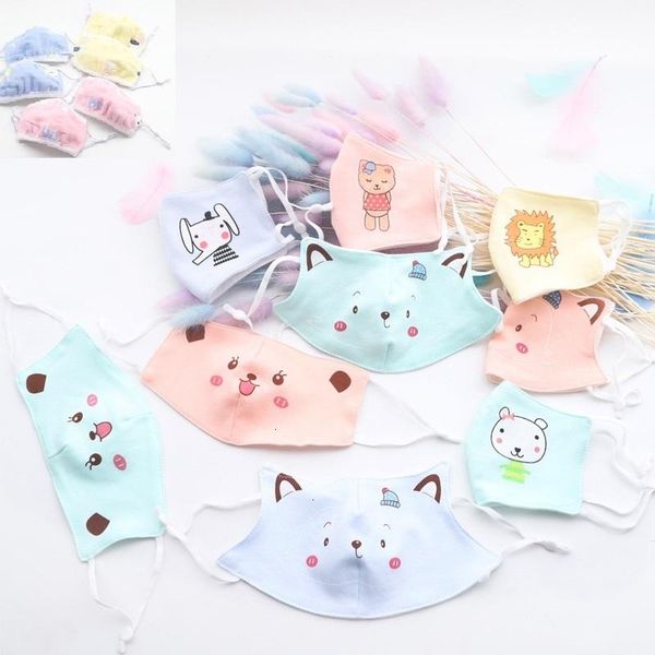 

cartoon dustproof full multicolor kids printing breathable masks cotton sunscreen styles face new protective mask mix cartoon hh9-3036 hqxj