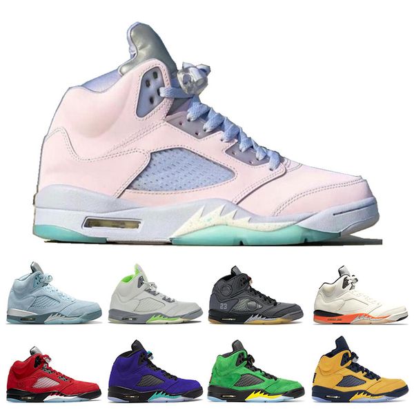 

2022 mens sneakers basketball shoes easter green bean shattered backboard bluebird raging bull alternate grape suede womens sports trainers, White;red