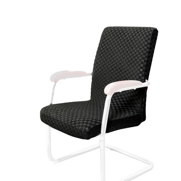 

home computer seat durable anti slip washable soft slipcovers office chair cover knitted jacquard removable stretch armchair