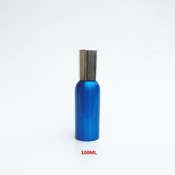 

storage bottles & jars blue spray bottle 30ml 50ml plastic cap portable traveling packaging vial 80ml aluminum cosmetic containers 60ml 100m