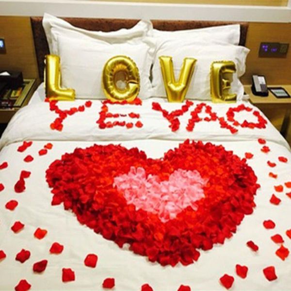 

1000pcs artificial flowers petals silk rose simulation artificial flower petals fake flower for wedding party decorations