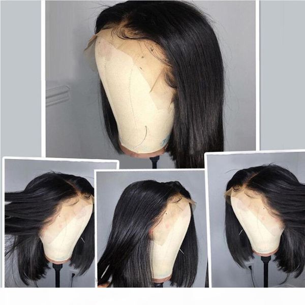 

2020 lfw flw 360 upw--kc--130 human hair lace wigs, Black;brown