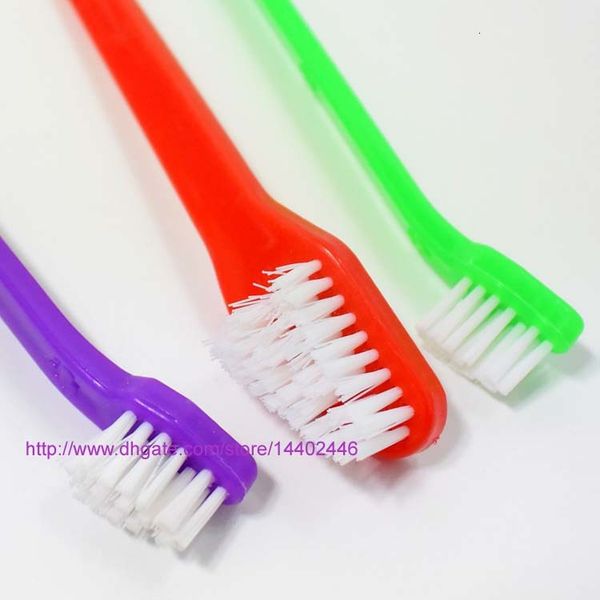 

dental pet supplies cat puppy dog 200 pcs grooming toothbrush color random send dhl fedex shipping