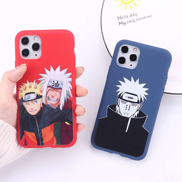 

bgrfsasuke naruto soft silicone fitted case for vip 12 7 11 xs max xr x 8 6 6s plus cartoon anime soft matte phone cover coqueswza