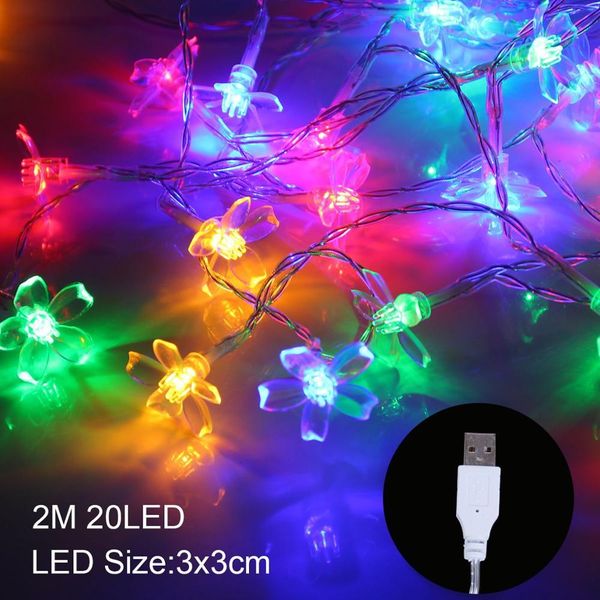

2m 5m flower led light string garland merry christmas decor for home christmas tree ornaments xmas navidad 2020 new year 2021 wmtbik