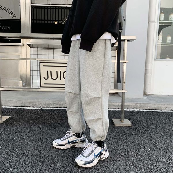 

men's trousers 2021 spring and winter new size s-5xl pants legs young fashion l8h2, Black