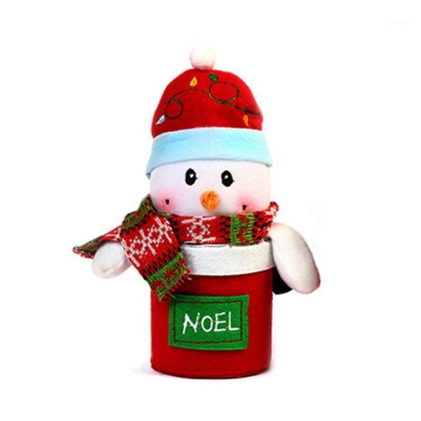 

gift box christmas candy jar cute santa claus elk snowman gift box holders christmas children kid supplies 20191