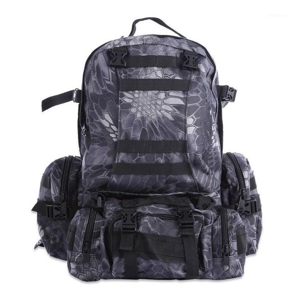 

outdoor bags 4 in1 tactical backpack 50l men's camping hiking mountaineering bag molle sports bag1