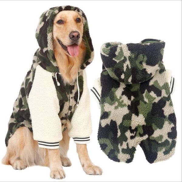 

dog apparel autumn winter large dogs clothes camo warm hoodies jacket coat 3xl 4xl 5xl 6xl 7xl