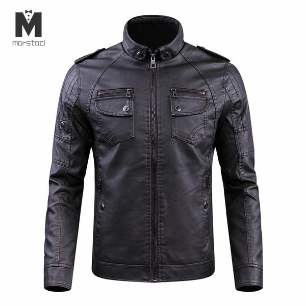 

men's jackets leather winter warm faux fleece plus thick coats biker motorcycle velvet windproof outerwear m-3xl, Black;brown