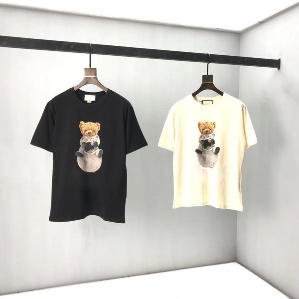 

2020ss spring and summer new high grade cotton printing short sleeve round neck panel t-shirt size: m-l-xl-xxl-xxxl color: black white 0q5