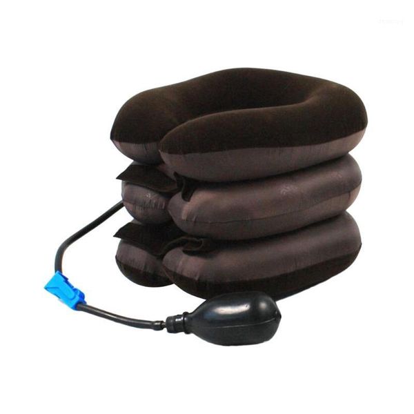 

inflatable neck brace support cervical collar air traction massager therapy device health care p91