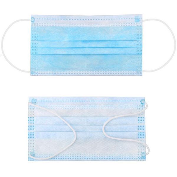 

200 dhl pcs disposable face thick 3-layer masks with earloops for salon, home use comfortable in stock mask kid