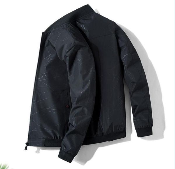 

men's down & parkas 2021 winter jacket men arrival padded parka thick zipper coat autumn outwear warm male overcoat waterproof, Black