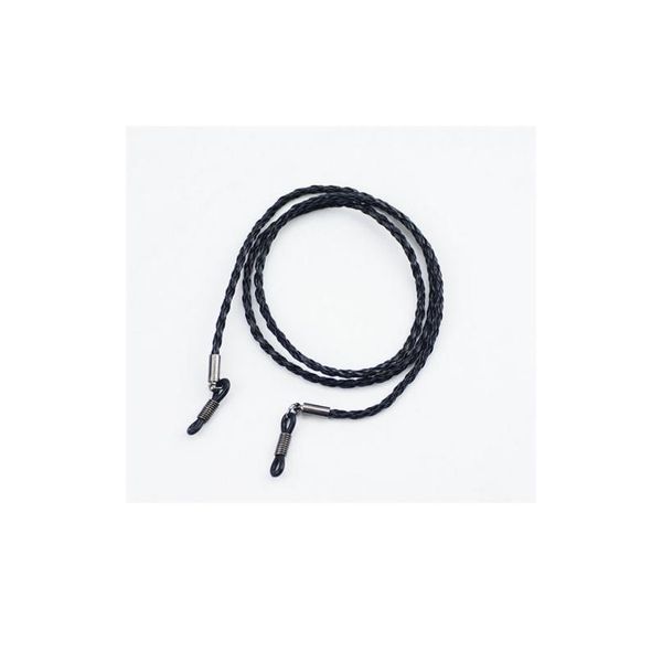 

1pc colorful leather glasses neck strap string rope band leather eyeglass cord adjustable end glasses holder jllvyp