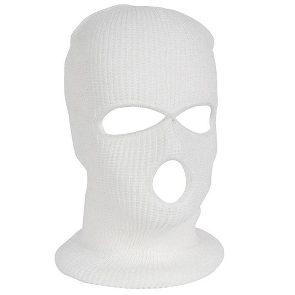 

halloween 3-hole knitted full face cover winter warm neon balaclava mask hat d08e