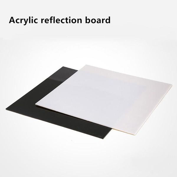 

lighting & studio accessories sanoto 2pcs (1black 1 white) pography background po softbox backdrop professional lightbox acrylic reflection