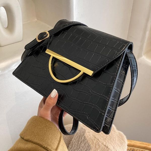 

high sense of western style small bag women 2020 new trendy fashion all-match shoulder bag winter net red simple messenger