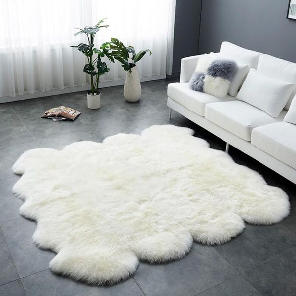 

carpets big size 100% genuine one pelt sheep skin fur area rug, 4p 6p 8p 10p cozy floor mat
