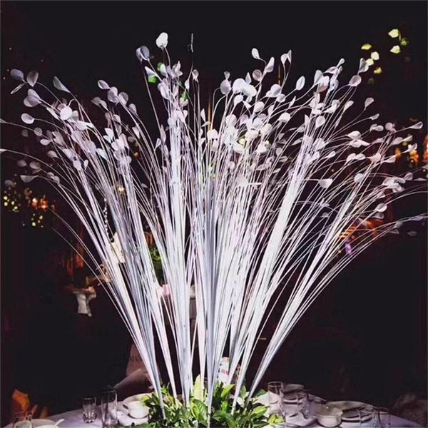 

decorative flowers & wreaths artificial wedding decoration peacock grass props floral phoenix feathers reed leaf onion decor