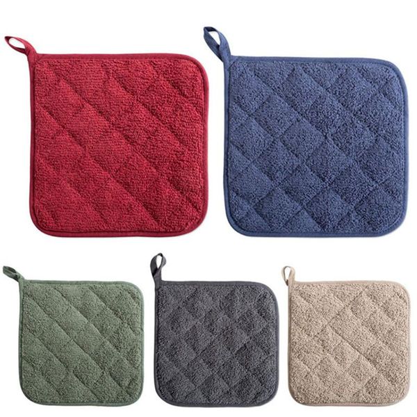 

mats & pads 1pc pot holders cotton heat resistant potholder holder for cooking and baking
