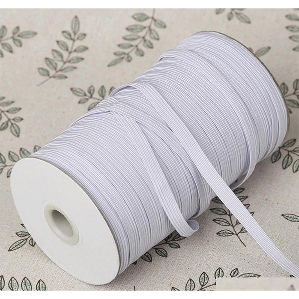 

braided elastic band(180-yards length, 1/4" width), elastic rope/elastic cord heavy stretch high elasticity knit elastic ba qylmuh bwkf