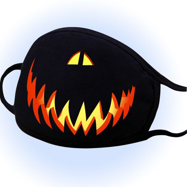

factory halloween fashion dustproof cotton masks designer washable reusable festival face personalized printing cycling pmv1f