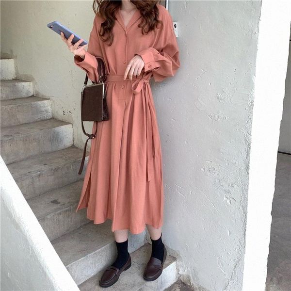 

jxmyy minimalist style shirt skirt 2020 new autumn tie waist slimming temperament goddess fan yujie design sense dress #il2e, Black;gray