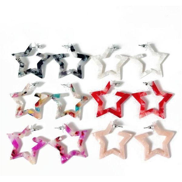 

shipping simple star more colors elegant earring, pretty new arrival mixed colors stud earrng pvz3v, Slivery;golden