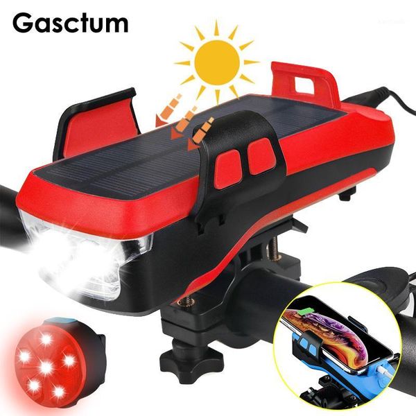 

bike lights 4000mah bicycle light solar usb rechargeable 800 lumens headlight taillight set mtb front horn cycling lamp1