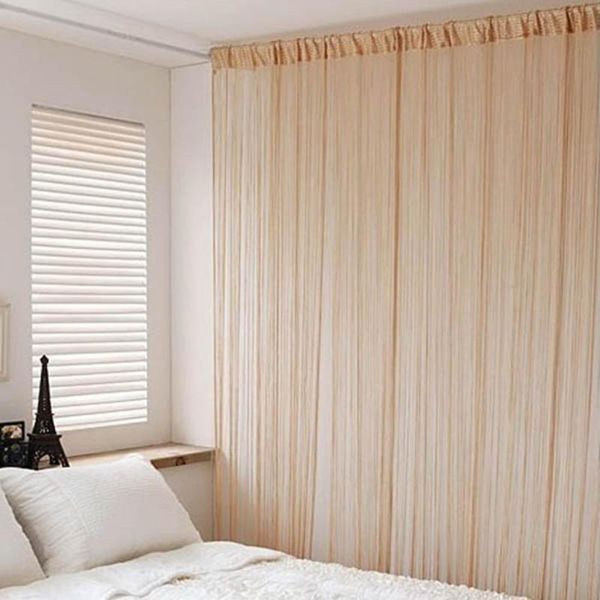 

13 colors window room divider line string curtain tassel scarf valance d64