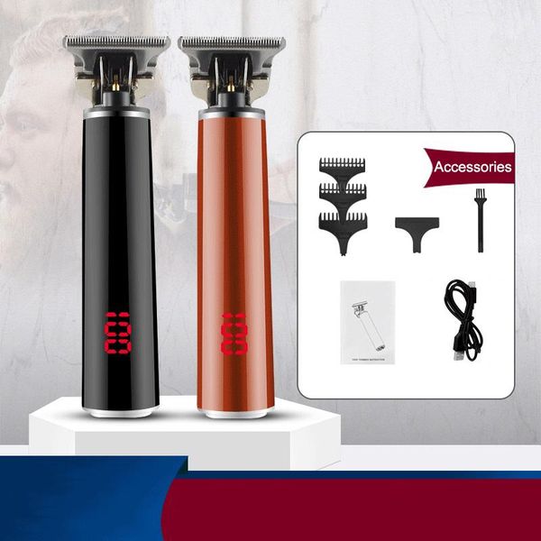 

2020 usb rechargeable hair clipper electric hair trimmer cordless shaver trimmer 0mm men barber hair cutting machine for men f wmtjhm