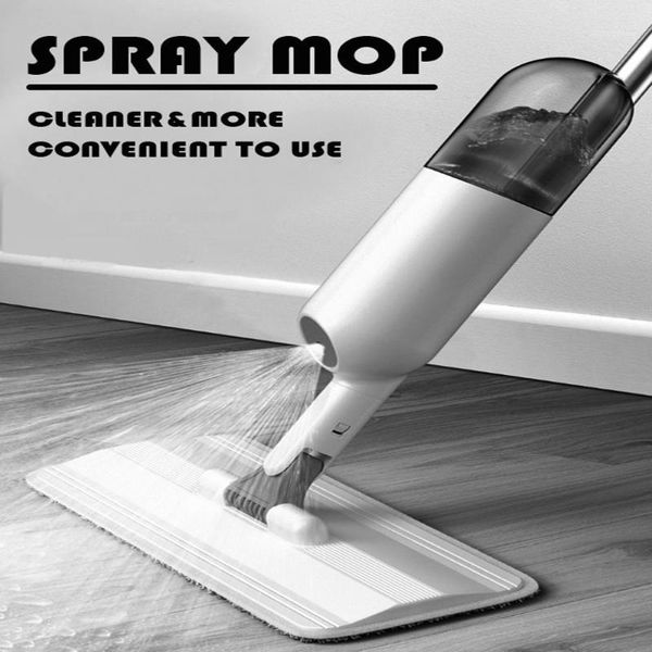 

spray mop broom set magic mop wooden floor flat mops home cleaning tool household with reusable microfiber pads lazy1