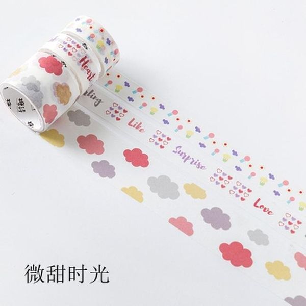 

2016 лот семь точек девушка сердце серия wasi лента клейкая лента diy скрапбукинг стикер марка маскирующая лента kawaii канцтовары h