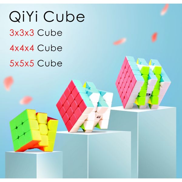 

qiyi воин s 3x3x3 magic speed ​​cube professional stickerless qiyuan s 4x4x4 куб головоломка qizheng s 5x5x5 кубики игрушки подарочные wmtoi, Black;red