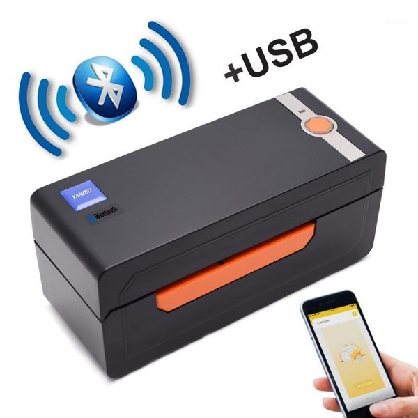 

scanners s618 thermal barcode label printer bluetooth usb 4x6 commercial sticker machine windows & mac os system1