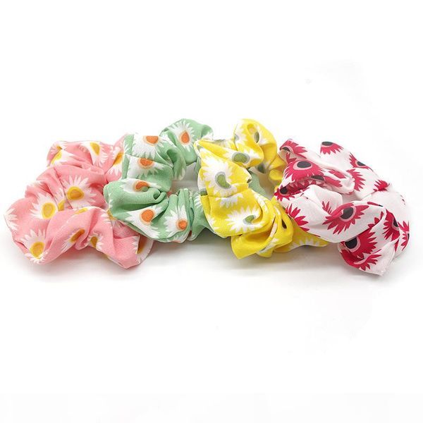 

japanese and korean style network hong cayi cute little daisy hair band headband for tying hair accessories sweet intestine, Brown