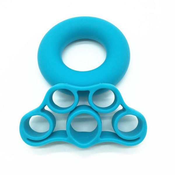 

2 шт. портативные ручные захватывающие кольца карпал расширитель палец тренажер grip finger gripper прочность тренер сопротивления зона sqch