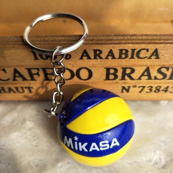 

150pcs/lot 3.8cm mini pvc volleyball keychain sport key chain car ball key holder ring women keyring christmas gift wholesale1, Silver