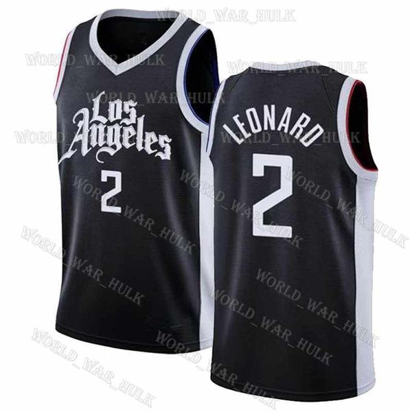 

los angeles clippers jersey 2 leonard paul 13 george 15 jokic jamal 27 murray nikola kawhi city 2021 2020 new basketball jerseys, Black;red
