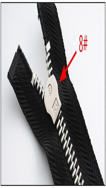 

8 металлический двойной ползунок cremallera металлические молнии eco дружелюбный открытый конец молнии для шитья пальто одежды одежды diy ак