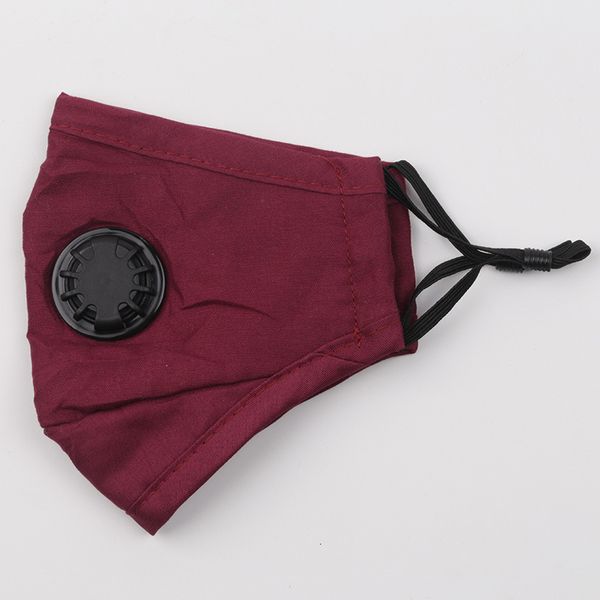 

u6g6pu masks pure color with valve cotton reusable face mask dust wind and haze proof 3 n