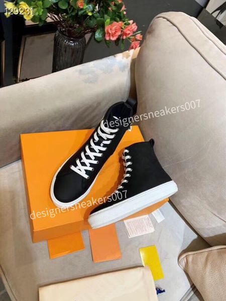 

2021fashion oversize sneakers leather shoes leather shoes increase men and women size dc190925, Black