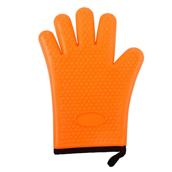 food grade heat resistant silicone gloves insulation kitchen barbecue oven glove cooking bbq grill glove oven mitts baking gloves dbc bh4442
