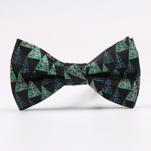 

gusleson рождественские бантики для мужчин снежный мужчина дерево рисунок фестиваль тема bowties cravat мода повседневная бабочка bowties me, Black;gray