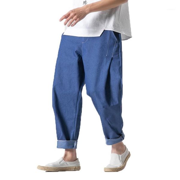 

men denim jeans men harem pants male vintage trousers fashion skinny jeans clothes male pantalones hombre hip hop jean 5xl1, Blue
