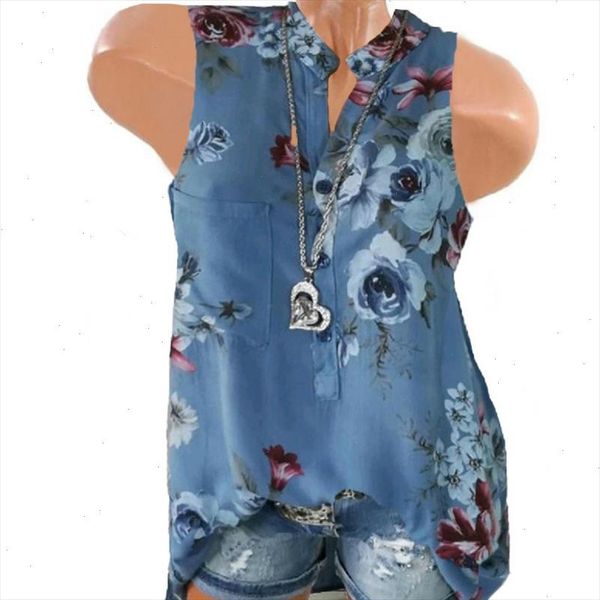 

big size new fashion summer blouses women 5xl large size sleeveless v neck shirts blue elegant work blouse ladies, White